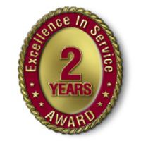 Excellence in Service - 2 Year Award